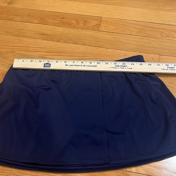 Croft & barrow women’s navy blue swim skirt bottom 14. - Picture 3 of 8